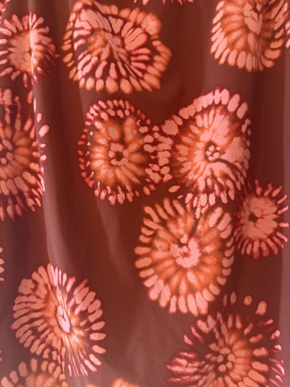 Toad&Co Red And Coral Tie Dye Sunkissed Godess MINI SKORT - Picture 3 of 6